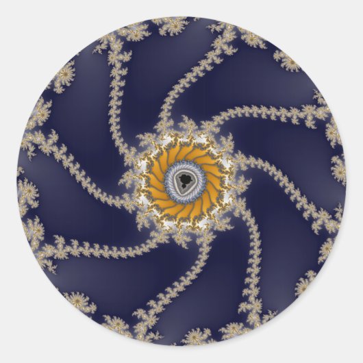 Fraktal Reef - Aufkleber für Fraktale (Vorderseite)