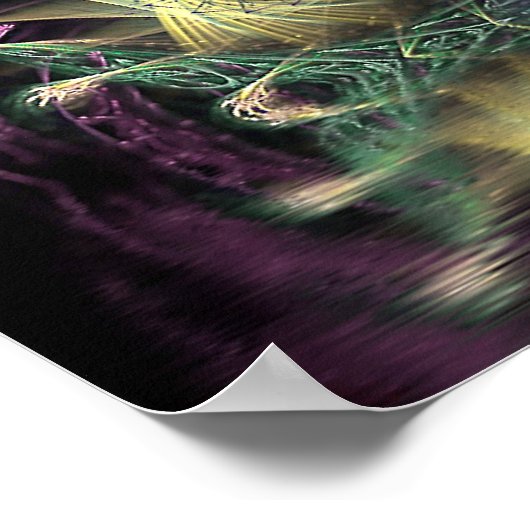 Fraktal Ribbons Poster (Ecke)