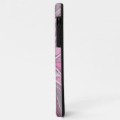 Fraktal Rosa Blume Traum, Blumenfantasy Muster Case-Mate iPhone Hülle (Hinten/Links)