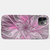 Fraktal Rosa Blume Traum, Blumenfantasy Muster Case-Mate iPhone Hülle (Rückseite (Horizontal))