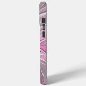 Fraktal Rosa Blume Traum, Blumenfantasy Muster Case-Mate iPhone Hülle (Rückseite / Links)