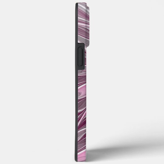 Fraktal Rosa Blume Traum, Blumenfantasy Muster Case-Mate iPhone Hülle (Rückseite / Rechts)