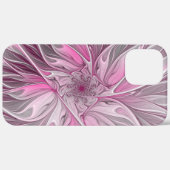 Fraktal Rosa Blume Traum, Blumenfantasy Muster Case-Mate iPhone Hülle (Rückseite / Rechts)