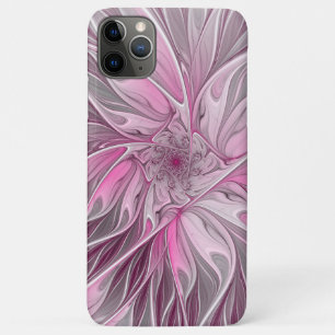 Fraktal Rosa Blume Traum, Blumenfantasy Muster Case-Mate iPhone Hülle