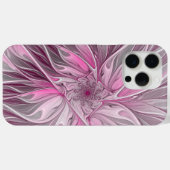 Fraktal Rosa Blume Traum, Blumenfantasy Muster Case-Mate iPhone Hülle (Rückseite (Horizontal))
