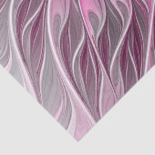 Fraktal Rosa Blume Traum, Blumenfantasy Muster Seidenpapier (Detail)