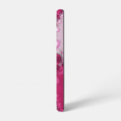 Fraktal Rosa Wirbel Monogramm Samsung Galaxy Hülle (Linke Seite)