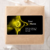 FRAKTAL ROSE 1 Gelb Schwarz (Insitu)