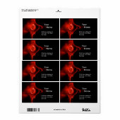 FRAKTAL ROSE 1 Rot Schwarz (Vorne)