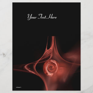 FRAKTAL ROSE 3 Weiches antikes Rot Flyer