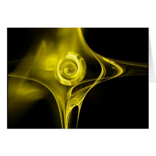 FRAKTAL ROSE, gelb lila (Vorderseite (Horizontal))