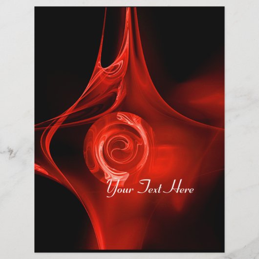 FRAKTAL ROSE hellrot Flyer (Hinten)