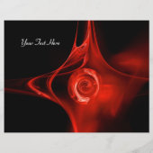 FRAKTAL ROSE hellrot schwarz 3-fach Broschüre (Rückseite)