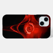 FRAKTAL ROSE, rot Case-Mate iPhone Hülle (Rückseite (Horizontal))