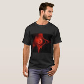 FRAKTAL ROSE, rot T-Shirt (Vorne ganz)
