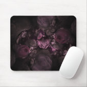 Fraktal-rote Mit Blumenrosa Mousepad (Mit Mouse)