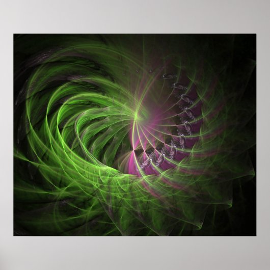 Fraktal-Roulette-Poster Poster (Vorne)