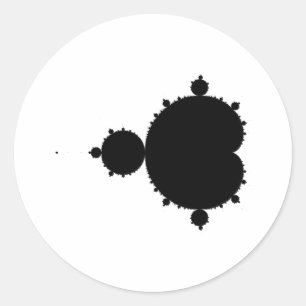Fraktal Runder Aufkleber