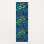 Fraktal Saatgut der Blume des Lebens Heilige Geome Yogamatte (Vorderseite)