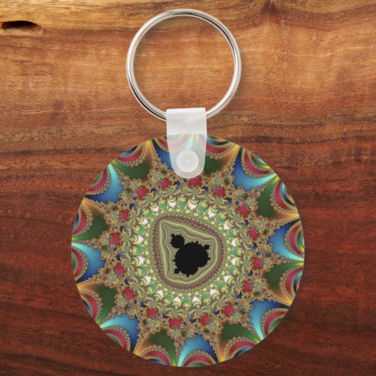 Fraktal Schlüsselanhänger (Vorderseite)