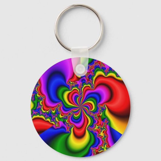Fraktal Schlüsselanhänger (Vorderseite)