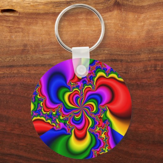 Fraktal Schlüsselanhänger (Vorderseite)