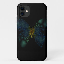 Fraktal Schmetterling iPhone Case