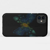 Fraktal Schmetterling iPhone Case (Rückseite (Horizontal))