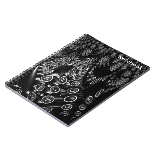 Fraktal-Schreibmaschine Notizblock (Linke Seite)