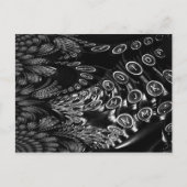 Fraktal-Schreibmaschine Postkarte (Vorderseite)