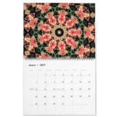 Fraktal Scopesia 12 Monate Mandala Kalender (Mär 2027)