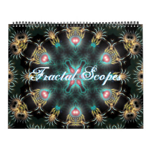 Fraktal Scopesia 12 Monate Mandala Kalender