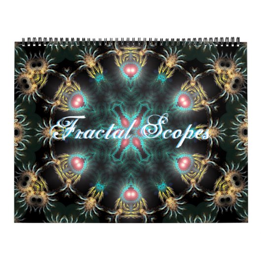 Fraktal Scopesia 12 Monate Mandala Kalender (Titelbild)