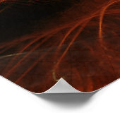 Fraktal Seeds Swirl Poster (Ecke)
