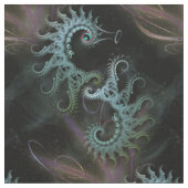 Fraktal-Seepferd-Kunst Stoff (Nahaufnahme)