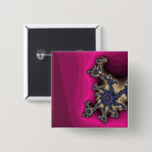 Fraktal-Seepferdknopf Button (Vorne & Hinten)