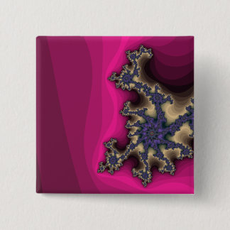 Fraktal-Seepferdknopf Button
