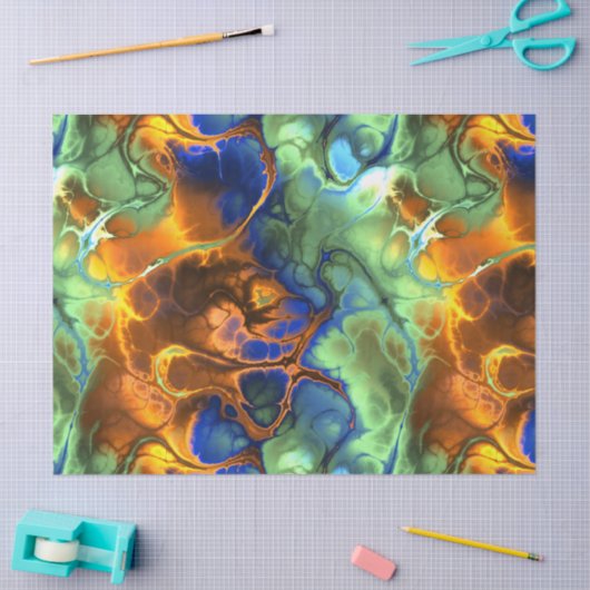 Fraktal Seidenpapier (Basteln)