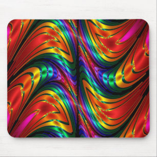 Fraktal Silk Rainbow Mousepad