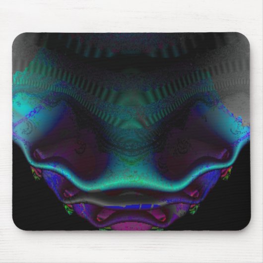 Fraktal Skull Mousepad (Vorne)