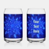 Fraktal Snowburst Dosenglas (Vorderseite)