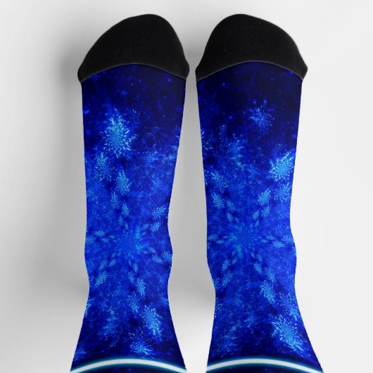 Fraktal Snowburst Socken (Oben)