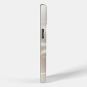 Fraktal Snowflake auf Beige Case-Mate iPhone Hülle (Rückseite / Rechts)