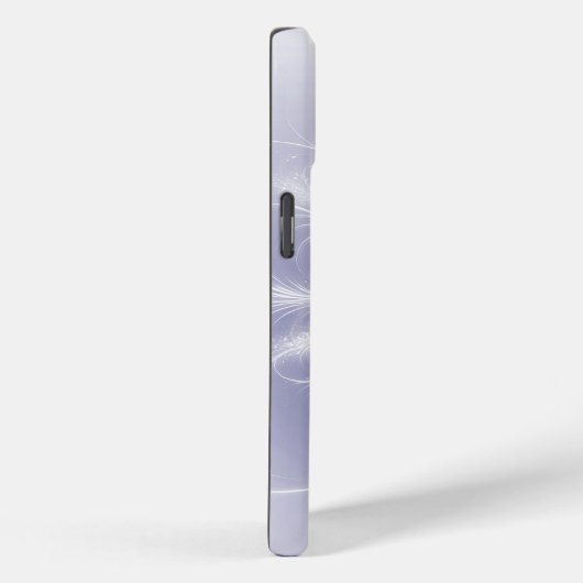 Fraktal Snowflake auf Lila Case-Mate iPhone Hülle (Rückseite / Rechts)