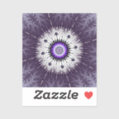 Fraktal Snowflake Pattern Aufkleber (Blatt)