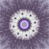 Fraktal Snowflake Pattern Aufkleber (Vorderseite)