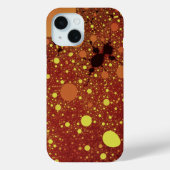 Fraktal Space - Cool Orange Abstrakt Case-Mate iPhone Hülle (Rückseite)