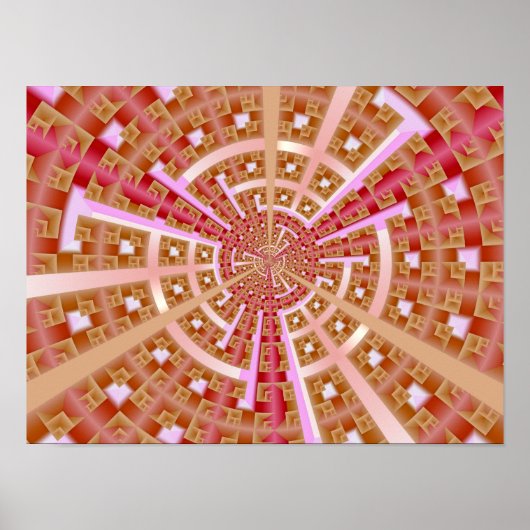 Fraktal Space Portal Poster (Vorne)