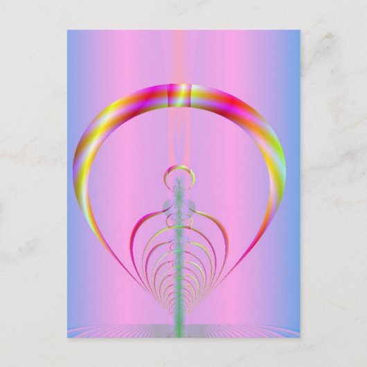Fraktal Spaß 17 Postkarte (Vorderseite)
