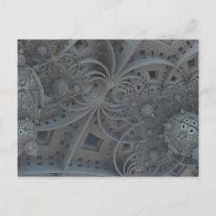 Fraktal Sphären Postkarte